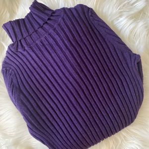 Athleta purple turtleneck top size M